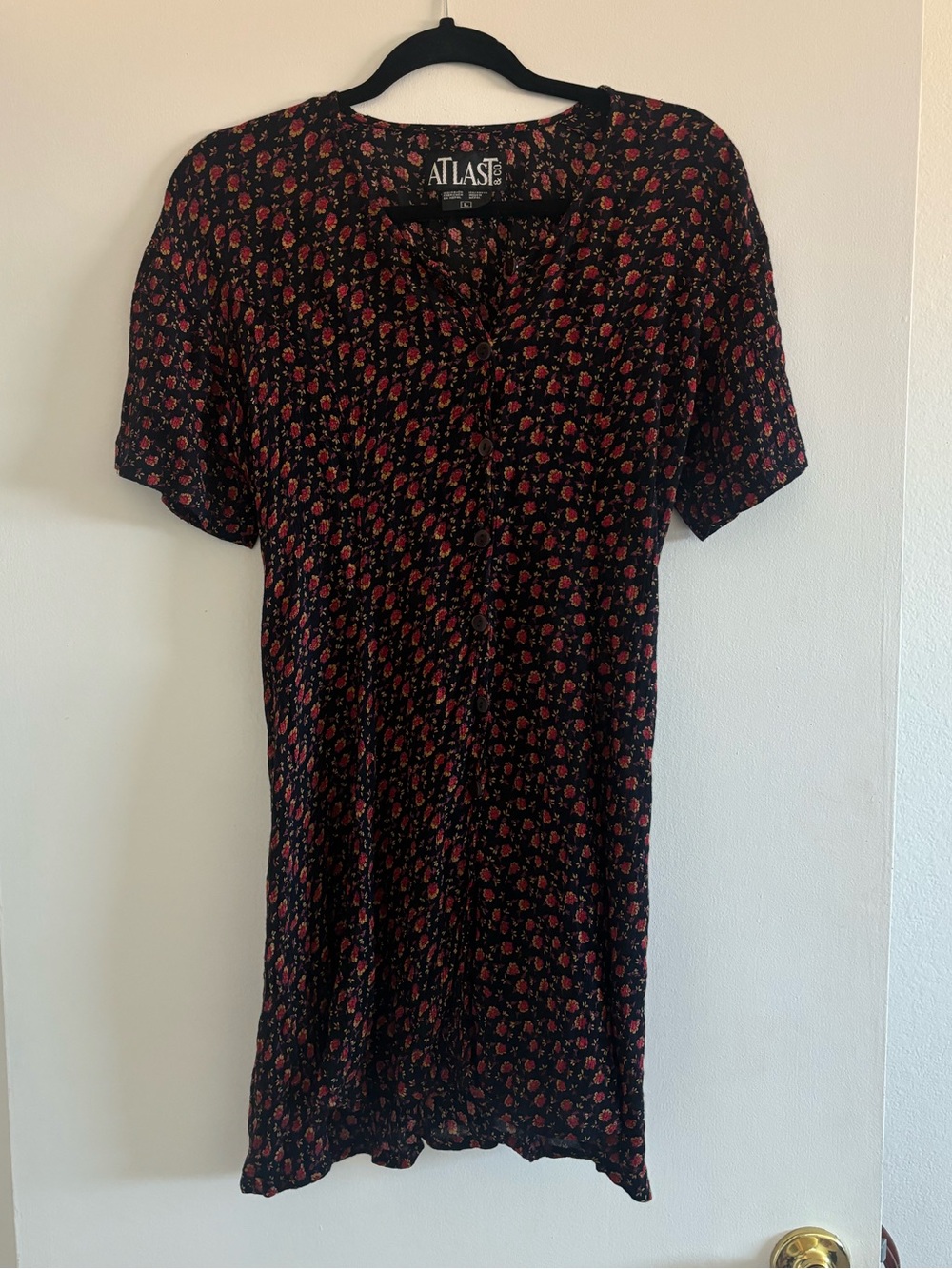 Vintage fall mini dress